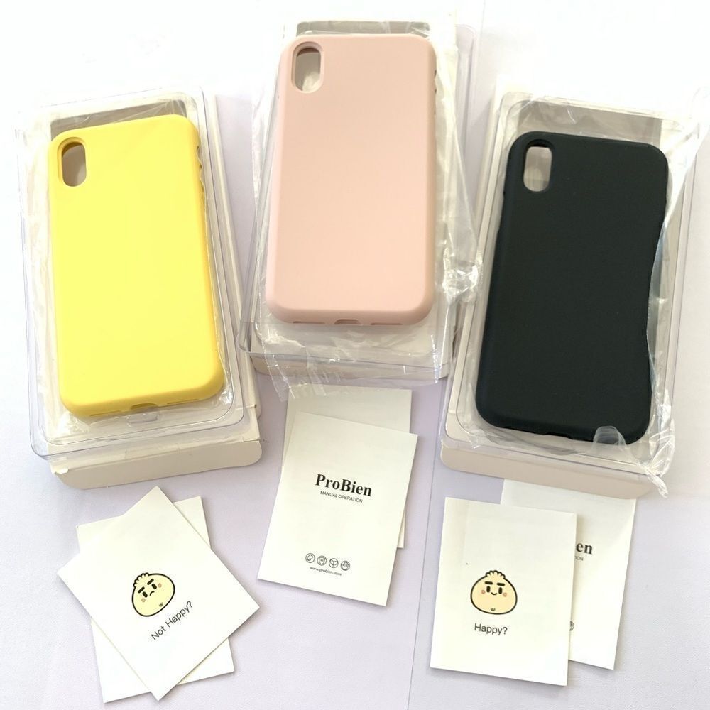 Bundle of 3 Cases for iPhone X/XS Silicone gel
